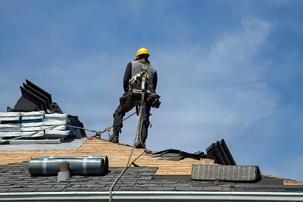 Professional Flat Roof Repair technician working in Lyons, NJ